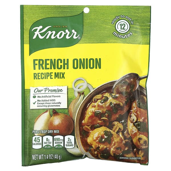 Knorr Classic French Onion Recipe Mix: 1.4 oz Seasoning for Dips & Soups