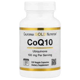 California Gold Nutrition CoQ10 USP Ubiquinone 100mg Veggie Capsules Heart Support