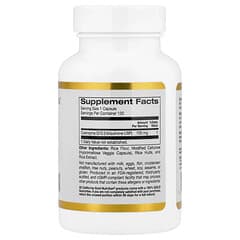 California Gold Nutrition CoQ10 USP Ubiquinone 100mg Veggie Capsules Heart Support