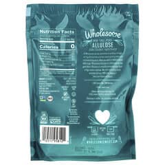 Wholesome Allulose Pure Zero Calorie Sweetener, Non-GMO, Keto, Vegan, 12 oz