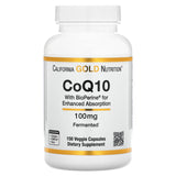 California Gold CoQ10 with BioPerine 100mg Veggie Capsules 150 Count