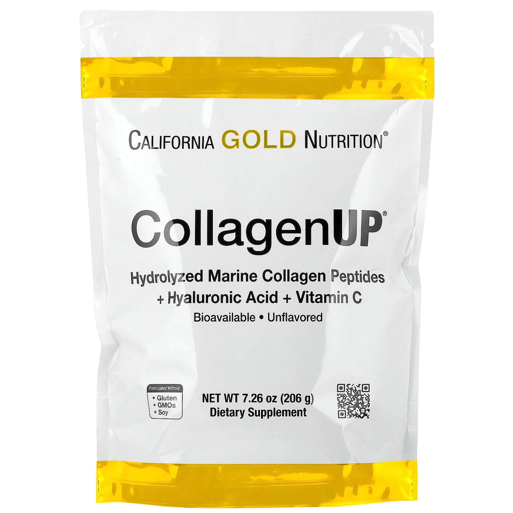 Premium Marine Collagen Peptides with Hyaluronic Acid & Vitamin C Powder