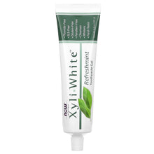 Load image into Gallery viewer, NOW Foods XyliWhite Refreshmint Toothpaste Gel: Fluoride-Free, Whitening, Plaque Reduction