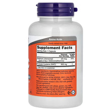 Load image into Gallery viewer, NOW Foods NAC 600mg Selenium Supplement: Advanced Free Radical Protection 100 Capsules