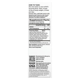 Bioray Kids NDF Calm Vanilla Drops: Liver Support, Stress Relief, Detox, 2 fl oz