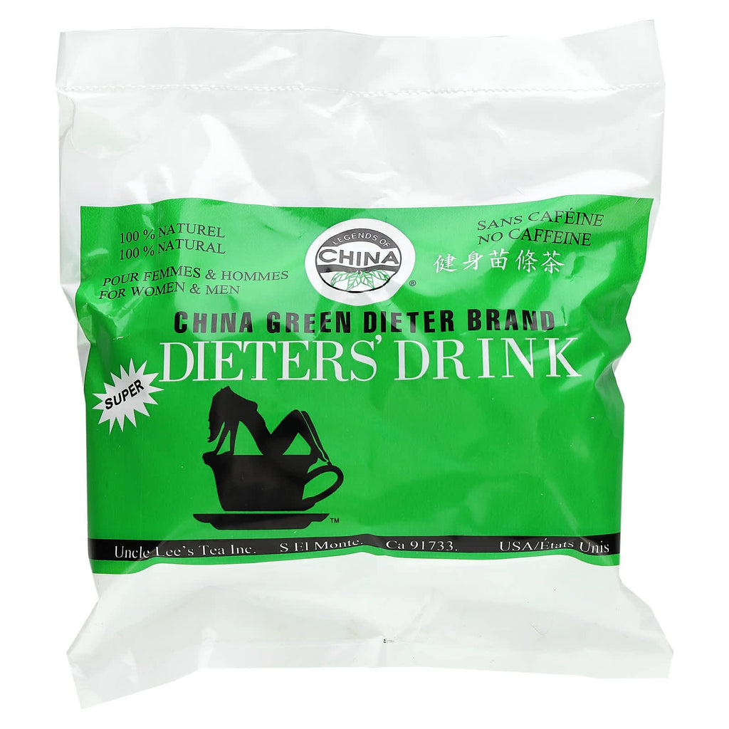 Uncle Lee's Natural Herbal Dieter's Tea: Caffeine-Free Wellness Drink, 30 Tea Bags