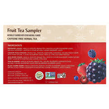 Load image into Gallery viewer, Celestial Seasonings Fruit Tea Sampler: 5 Delicious Caffeine-Free Flavors, 18 Count