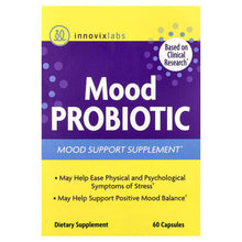 Load image into Gallery viewer, InnovixLabs Advanced Mood Probiotic: Stress Support with Clinically Studied Strains, 60 Capsules