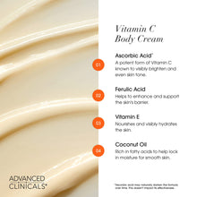 Load image into Gallery viewer, Advanced Clinicals Vitamin C Brightening Cream - Reduce Age Spots & Discoloration