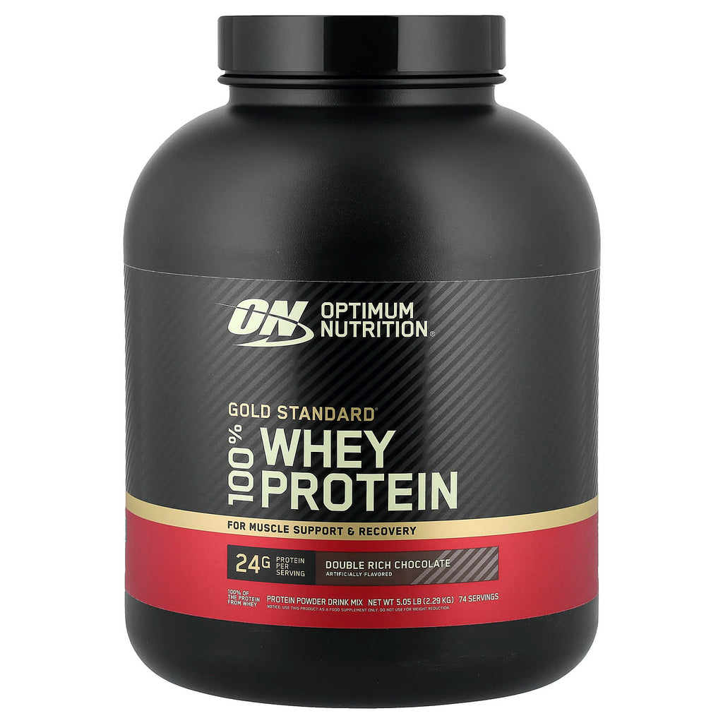 Premium Gold Standard 100% Whey Protein Double Rich Chocolate 5.05lb Muscle Recovery