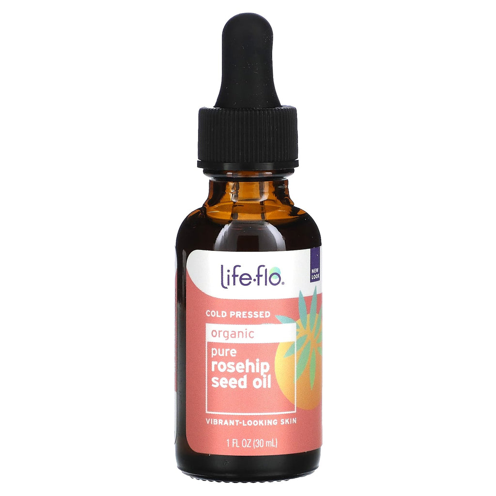 Life-flo Organic Pure Rosehip Seed Oil: Revitalizing Elixir for Face, Hair, and Body