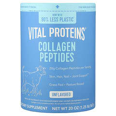 Vital Proteins Unflavored Collagen Peptides Powder 20oz - Grass-Fed for Skin, Hair, Joints
