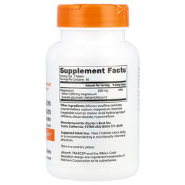 Doctor's Best High Absorption Magnesium Lysinate Glycinate for Muscle Relaxation