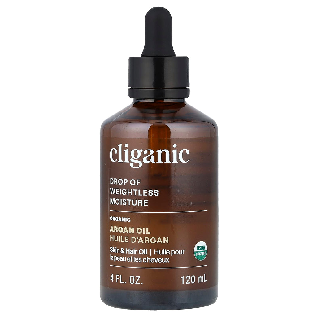 Cliganic Organic Argan Oil: Weightless Moisture for Radiant Skin & Hair