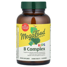 Load image into Gallery viewer, MegaFood Kids B Complex: Cellular Energy &amp; Nervous System Support Mini Tablets