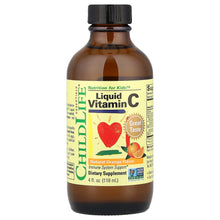 Load image into Gallery viewer, ChildLife Essentials Liquid Vitamin C for Kids, Natural Orange Immune Support