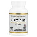 Load image into Gallery viewer, California Gold Nutrition L-Arginine 500mg Veggie Capsules for Nitric Oxide &amp; Vascular Health