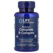 Load image into Gallery viewer, Life Extension BioActive Complete B-Complex: Energy &amp; Metabolism Support, 60 Vegetarian Capsules