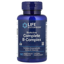 Load image into Gallery viewer, Life Extension BioActive Complete B-Complex: Energy &amp; Metabolism Support, 60 Vegetarian Capsules