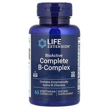 Load image into Gallery viewer, Life Extension BioActive Complete B-Complex: Energy &amp; Metabolism Support, 60 Vegetarian Capsules