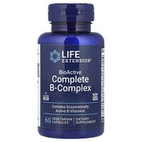 Load image into Gallery viewer, Life Extension BioActive Complete B-Complex: Energy &amp; Metabolism Support, 60 Vegetarian Capsules