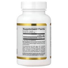 California Gold Nutrition CoQ10 Ubiquinone 100mg, 120 Veggie Capsules for Heart Health