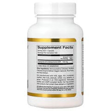 Load image into Gallery viewer, California Gold Nutrition CoQ10 Ubiquinone 100mg, 120 Veggie Capsules for Heart Health