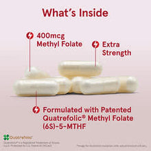 Load image into Gallery viewer, Jarrow Formulas Vegan Methyl Folate 400 mcg: Highly Bioactive Folate for Optimal Health