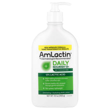 Load image into Gallery viewer, AmLactin Daily Nourish 12% Lactic Acid Lotion for Soft, Smooth Skin