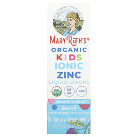 MaryRuth's Organic Kids Ionic Zinc Liquid Drops - Berry Flavor for Immune Support