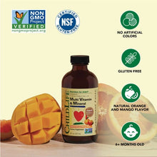Load image into Gallery viewer, ChildLife Essentials Liquid Vitamin C for Kids, Natural Orange Immune Support