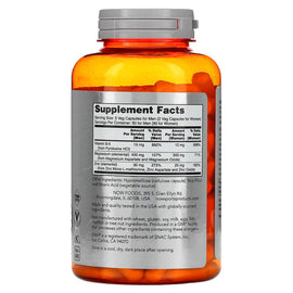 NOW Sports ZMA Zinc Magnesium B-6 Recovery Supplement, 180 Veg Capsules