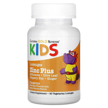 Load image into Gallery viewer, California Gold Nutrition Kids Zinc Plus Lozenges: Natural Tangerine Immune Support
