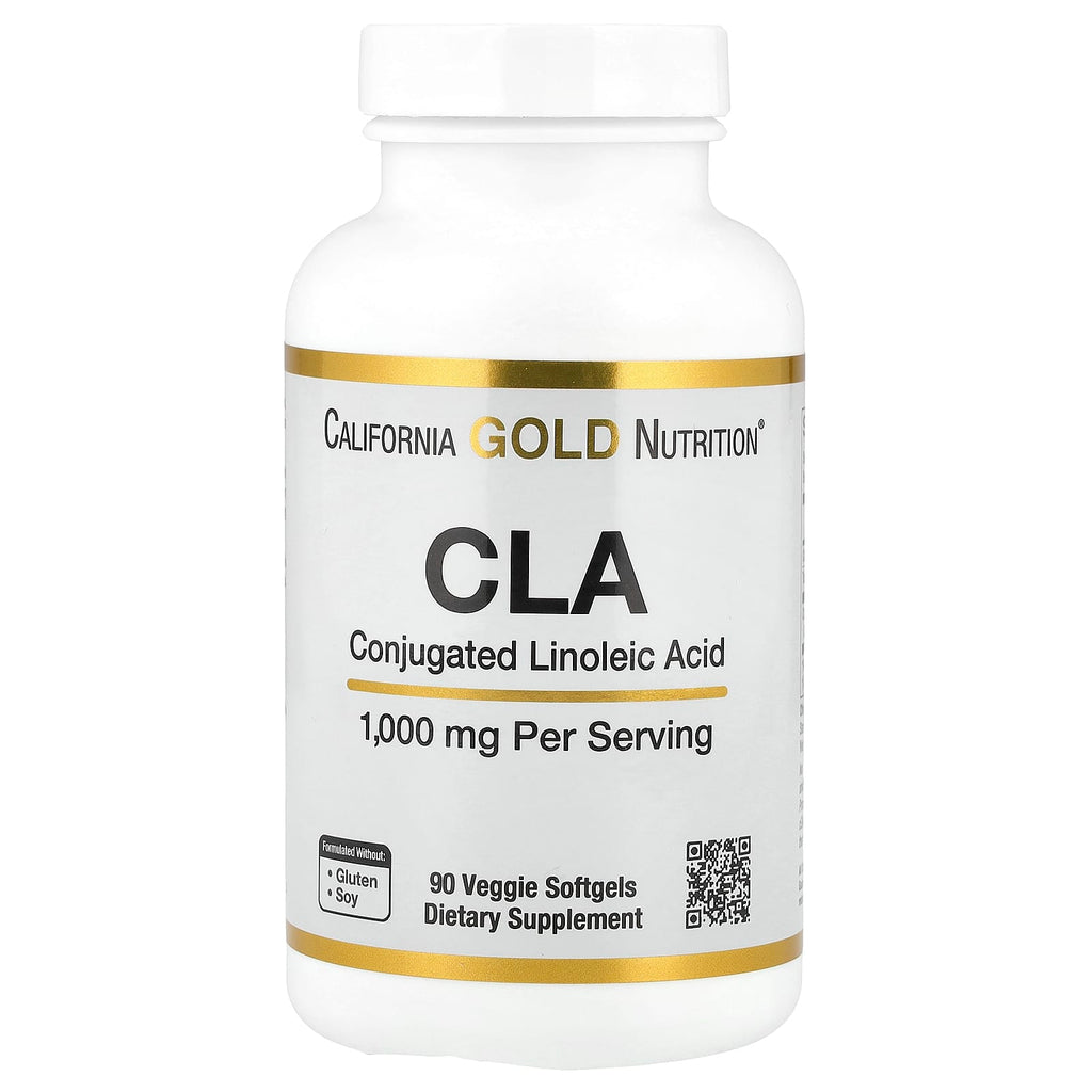 California Gold Nutrition CLA 1000mg Conjugated Linoleic Acid 90 Veggie Softgels