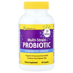 InnovixLabs High-Potency Multi-Strain Probiotic: 50 Billion CFU for Gut Health, 60 Capsules