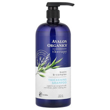 Load image into Gallery viewer, Avalon Organics Biotin B-Complex Thickening Shampoo for Fuller, Stronger Hair
