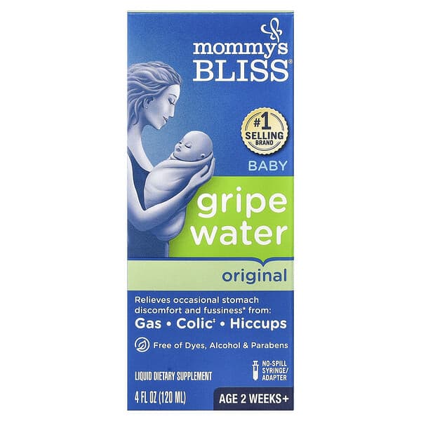 Mommy's Bliss Original Gripe Water: Natural Infant Gas, Colic, Hiccup Relief