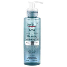 Load image into Gallery viewer, Eucerin Hydrating Cleansing Gel with Hyaluronic Acid, Oil-Free, Fragrance-Free for Face