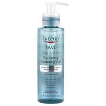 Load image into Gallery viewer, Eucerin Hydrating Cleansing Gel with Hyaluronic Acid, Oil-Free, Fragrance-Free for Face