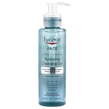 Load image into Gallery viewer, Eucerin Hydrating Cleansing Gel with Hyaluronic Acid, Oil-Free, Fragrance-Free for Face