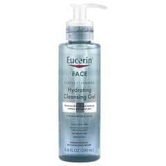 Eucerin Hydrating Cleansing Gel with Hyaluronic Acid, Oil-Free, Fragrance-Free for Face