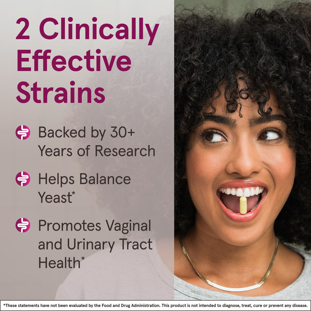 Jarrow Formulas Vegan Fem Dophilus Probiotic, 1 Billion CFU, 60 Veggie Capsules