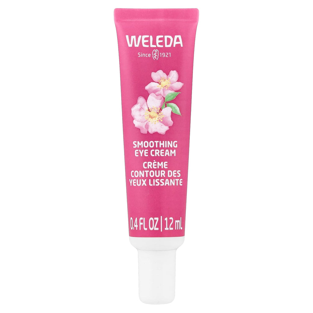 Weleda Wild Rose & White Tea Smoothing Eye Cream, Fragrance-Free, 0.4 fl oz