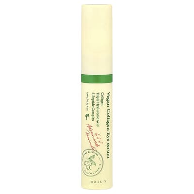 Axis-Y Vegan Collagen Eye Serum: 5-Peptide Complex for Youthful, Hydrated Under-Eyes