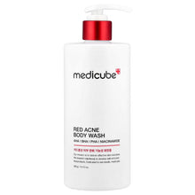 Load image into Gallery viewer, Medicube Red Acne Body Wash with AHA BHA PHA Niacinamide Skincare Treatment