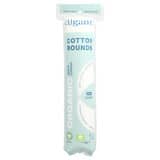 Cliganic Organic Cotton Rounds - 100 Count, Ultra-Soft Hypoallergenic Double-Sided