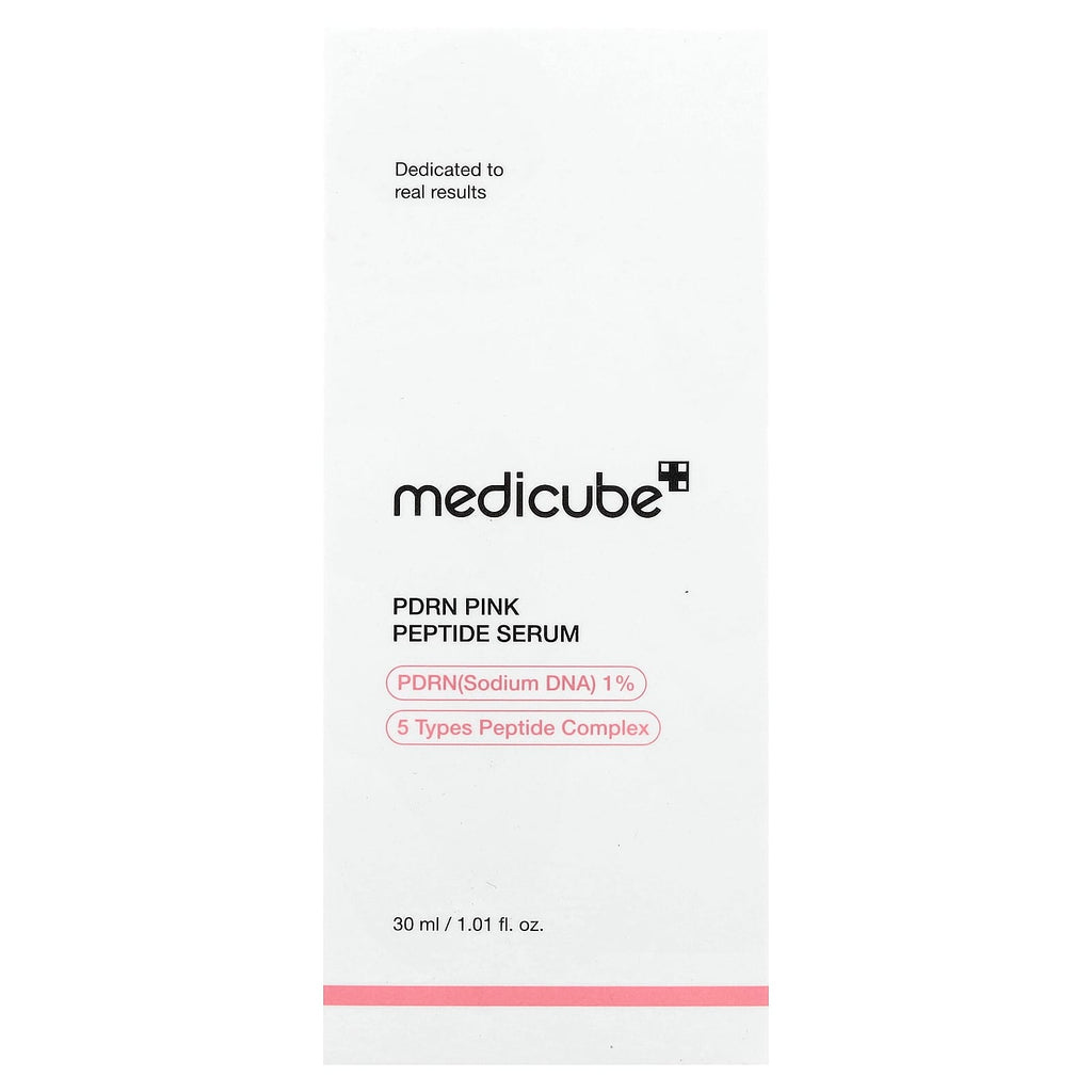 Medicube Advanced PDRN Pink Peptide Serum for Radiant, Youthful Skin, 1.01 fl oz