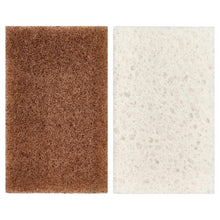 Load image into Gallery viewer, Full Circle In a Nutshell Natural Walnut Scrubber Sponges 2 Pack
