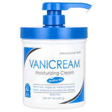 Load image into Gallery viewer, Vanicream Daily Moisturizing Cream with Pump for Sensitive Dry Skin, Fragrance-Free, 1 lb