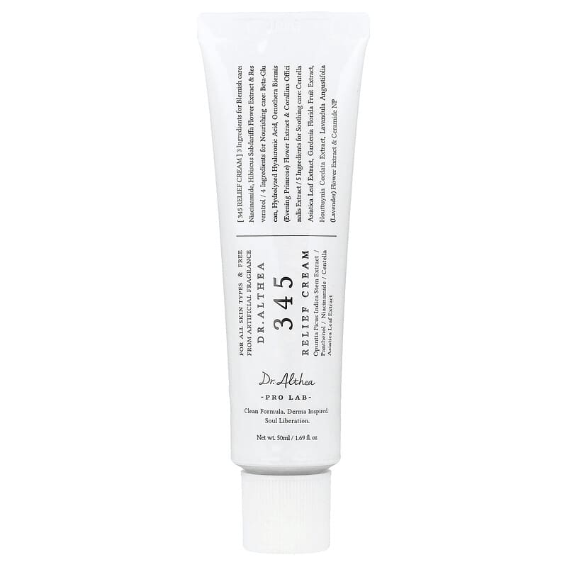 Dr. Althea 345 Relief Cream: Soothing, Hydrating Facial & Body Skin Care